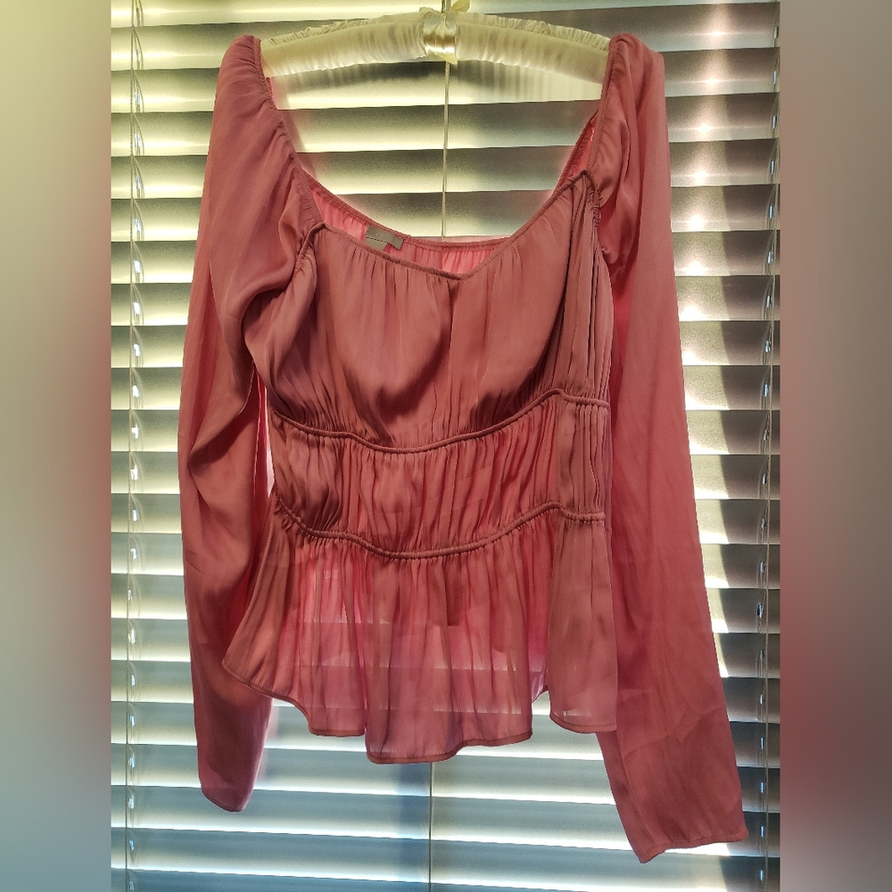 Rose Rouche Blouse - Picture 7 of 13